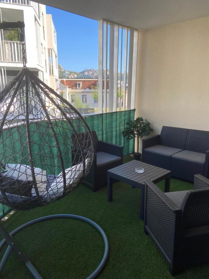 Appartement T2, Residence Au Calme. Parking Prive Marseille Exterior photo